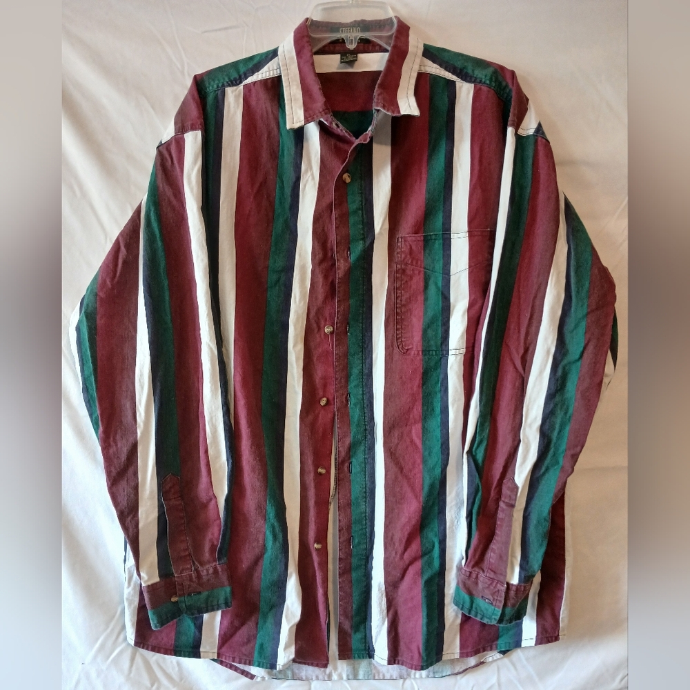 Stefano Man Men's Long Sleeve Button Down XL